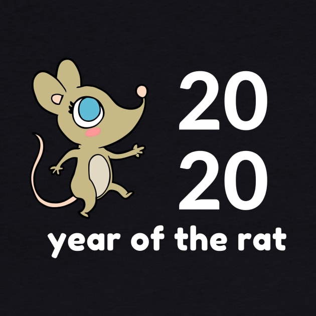 Chinese New Year Shirt, 2020 Year of the Rat by MariaB